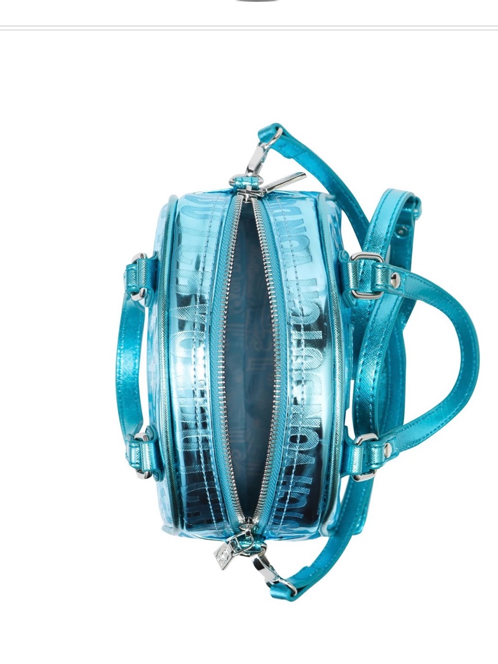 Von Dutch Metallic Teal Satchel - Picture 5 of 7